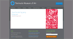 Desktop Screenshot of peninsulamuseum.org
